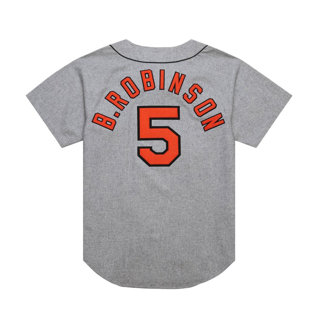 Baltimore Orioles Brooks Robinson | Mitchell & Ness Gray Cooperstown Collection 1966 Authentic Jersey