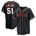 San Francisco Giants Jung Hoo Lee | Nike Fashion Replica Black Out Jersey