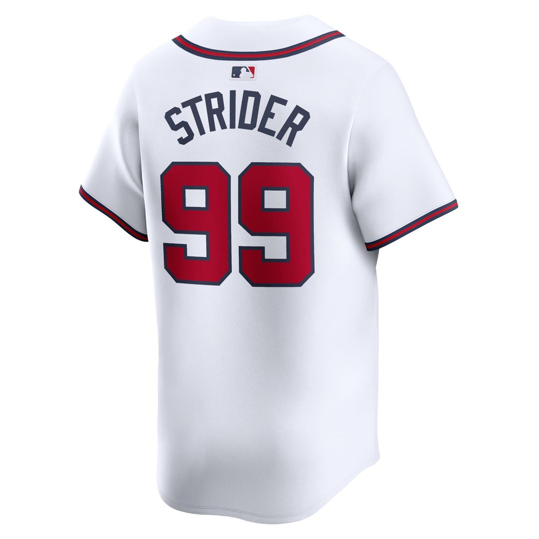 Atlanta Braves Spencer Strider | Nike White Home Limited Player Jersey