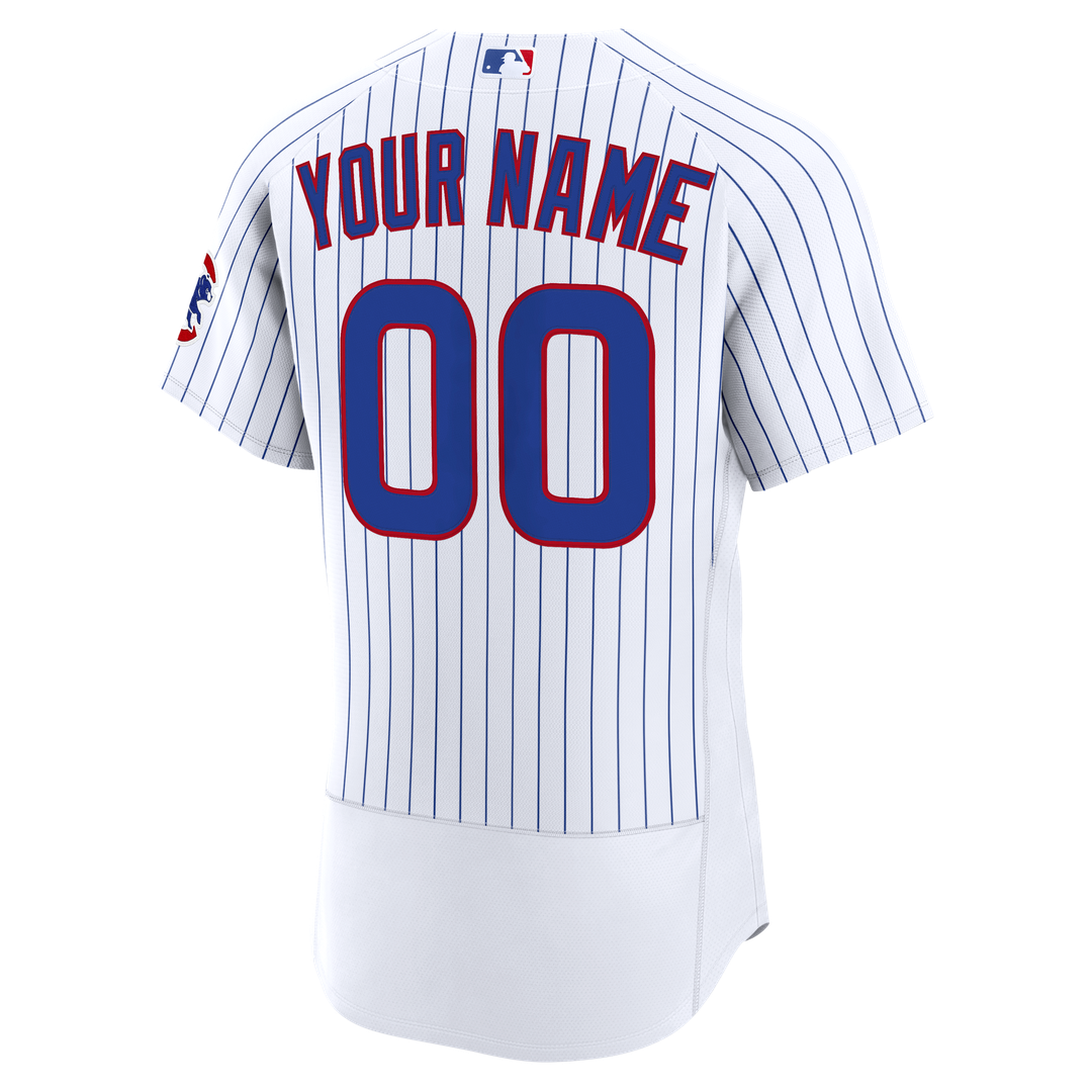 Chicago Cubs | Nike White Home Authentic Custom Jersey