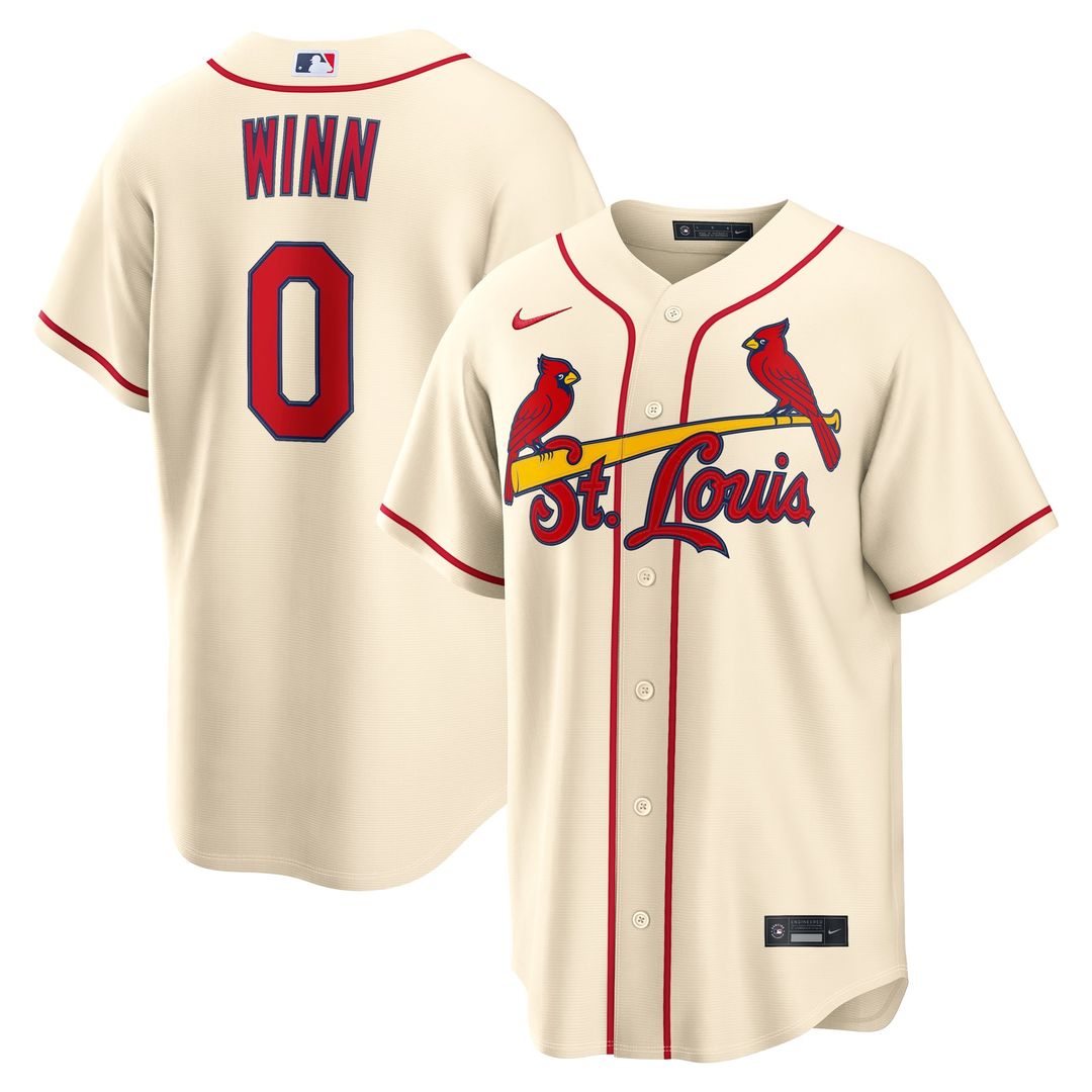 St. Louis Cardinals Masyn Winn | Nike Cream Alternate Replica Jersey