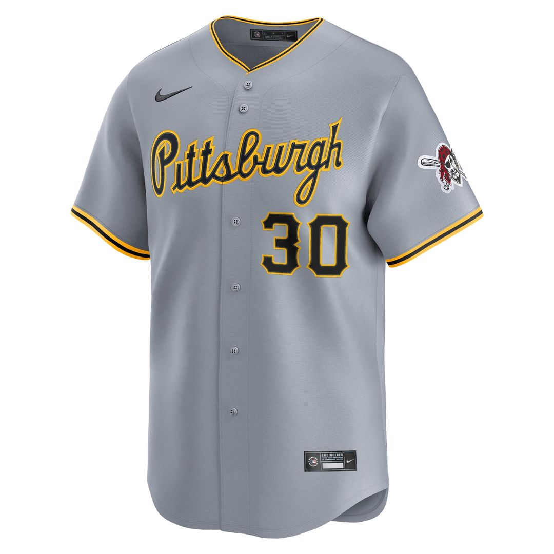Pittsburgh Pirates Paul Skenes | Nike Gray Road Limited Player Jersey