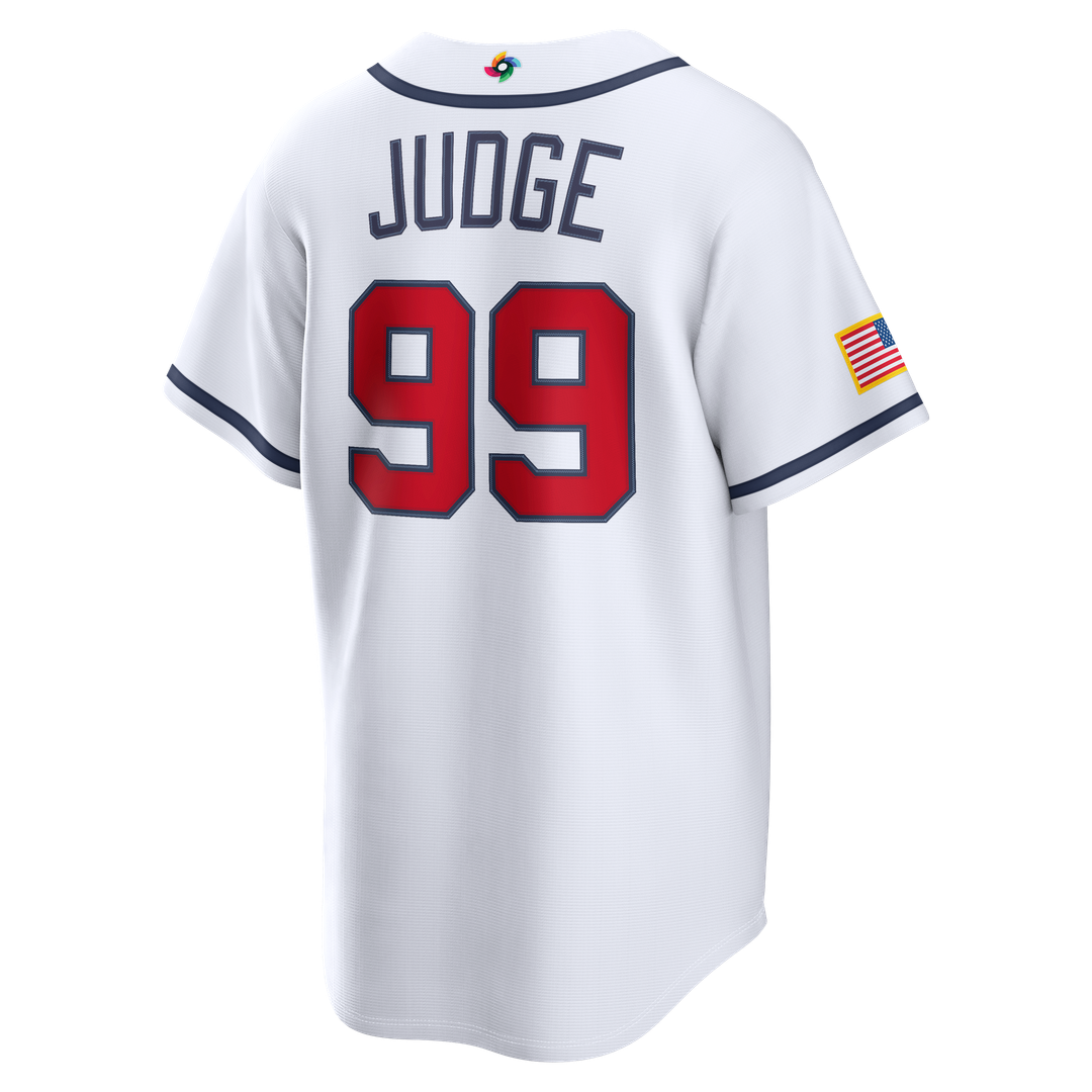 USA Baseball Aaron Judge | Nike White 2026 World Baseball Classic Home Stadium Jersey
