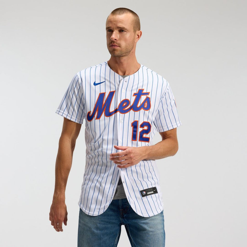 New York Mets Francisco Lindor | Nike White Home Authentic Player Jersey