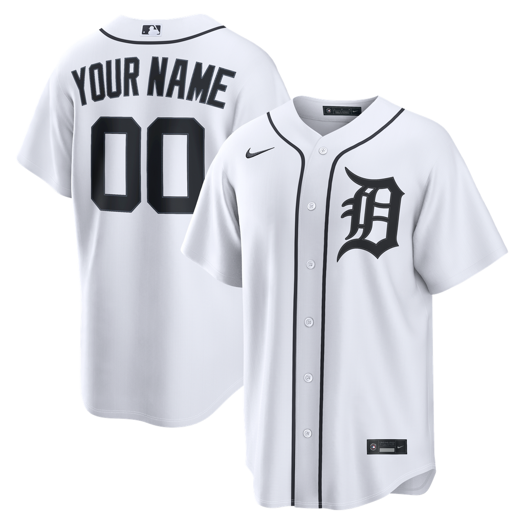 Detroit Tigers | Nike White Home Replica Custom Jersey