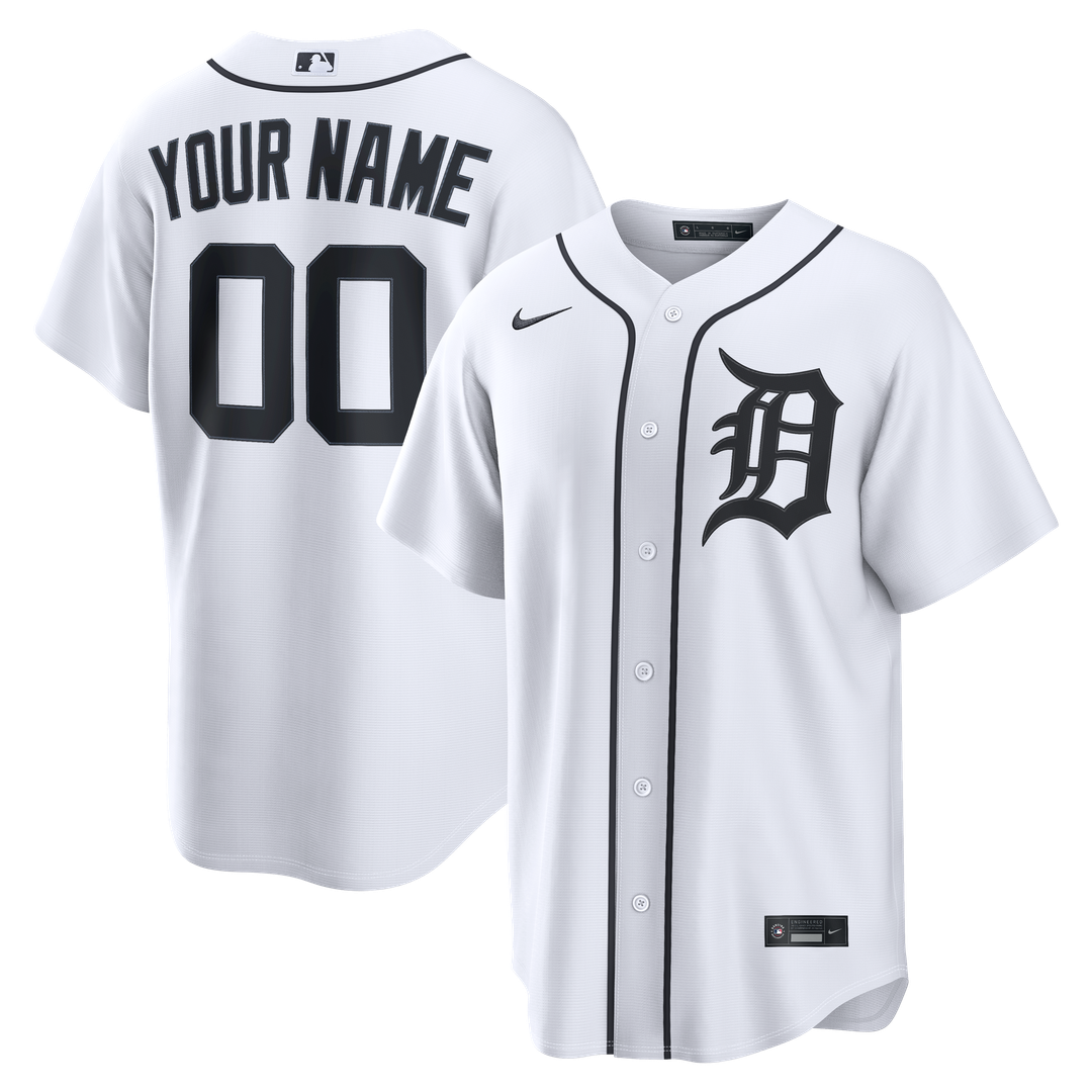 Detroit Tigers | Nike White Home Replica Custom Jersey