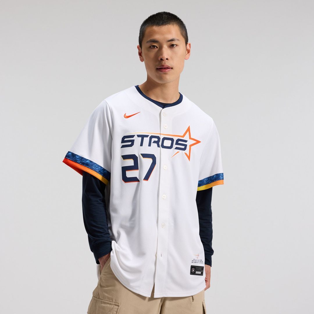 Houston Astros Jose Altuve | Nike White 2025 City Connect Limited Player Jersey