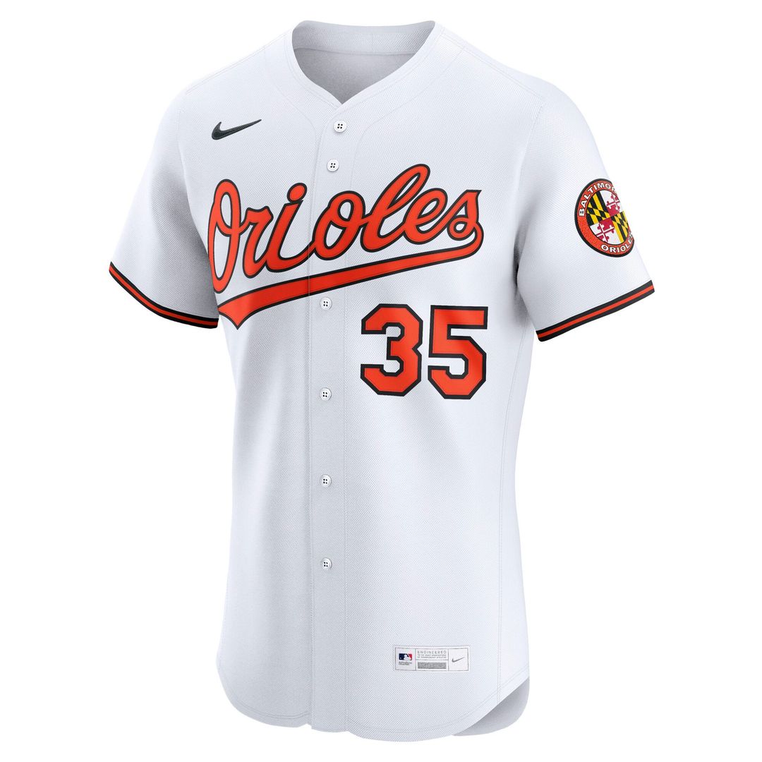Baltimore Orioles Adley Rutschman | Nike White Home Elite Jersey