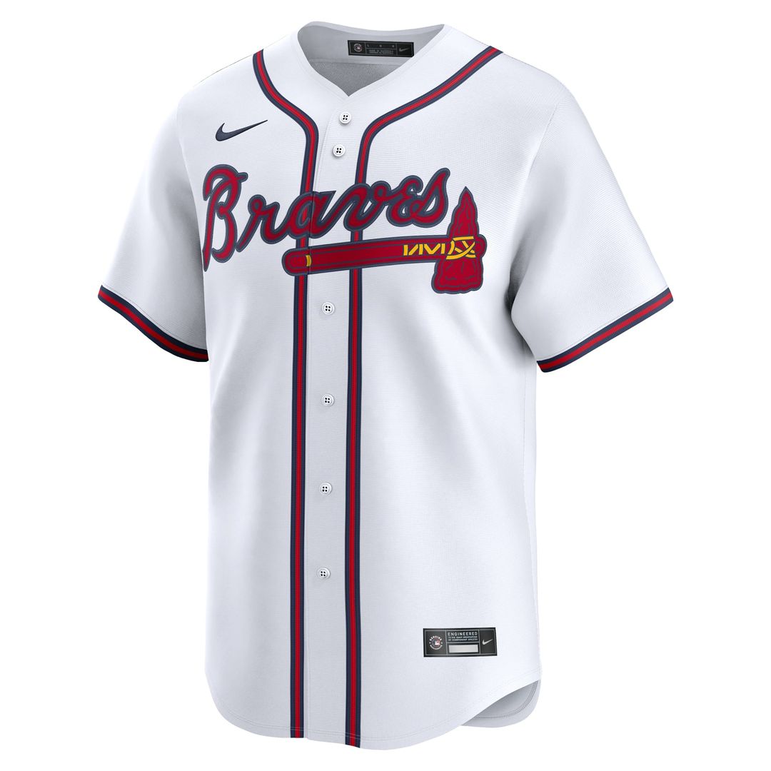 Atlanta Braves | Nike White Home Limited Custom Jersey