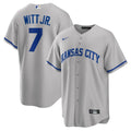 Kansas City Royals Bobby Witt Jr. | Nike Gray Road Replica Jersey