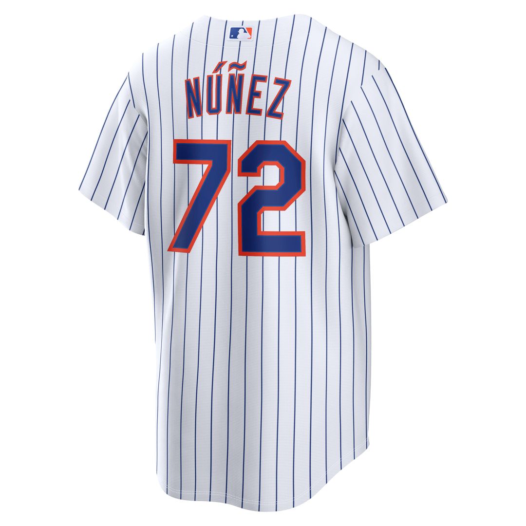 New York Mets Dedniel Núñez | Nike White Home Replica Jersey