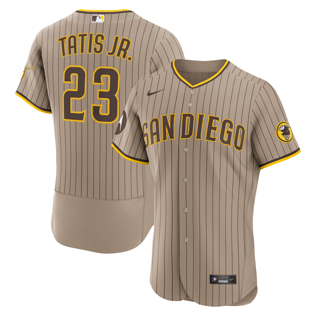 San Diego Padres Fernando Tatis Jr. | Nike White Home Authentic Sponsor Patch Jersey