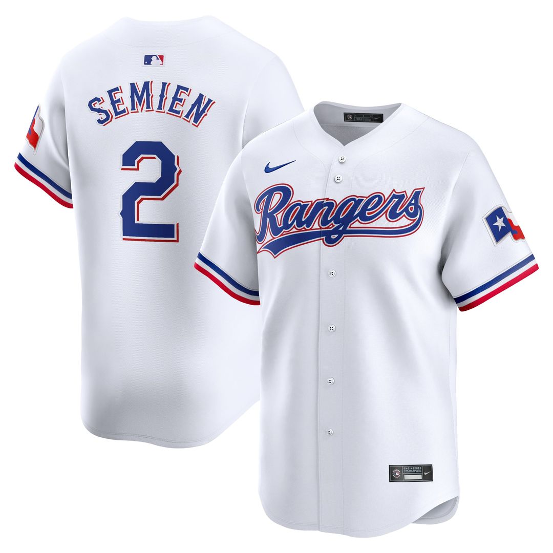 Texas Rangers Marcus Semien | Nike White Home Limited Player Jersey