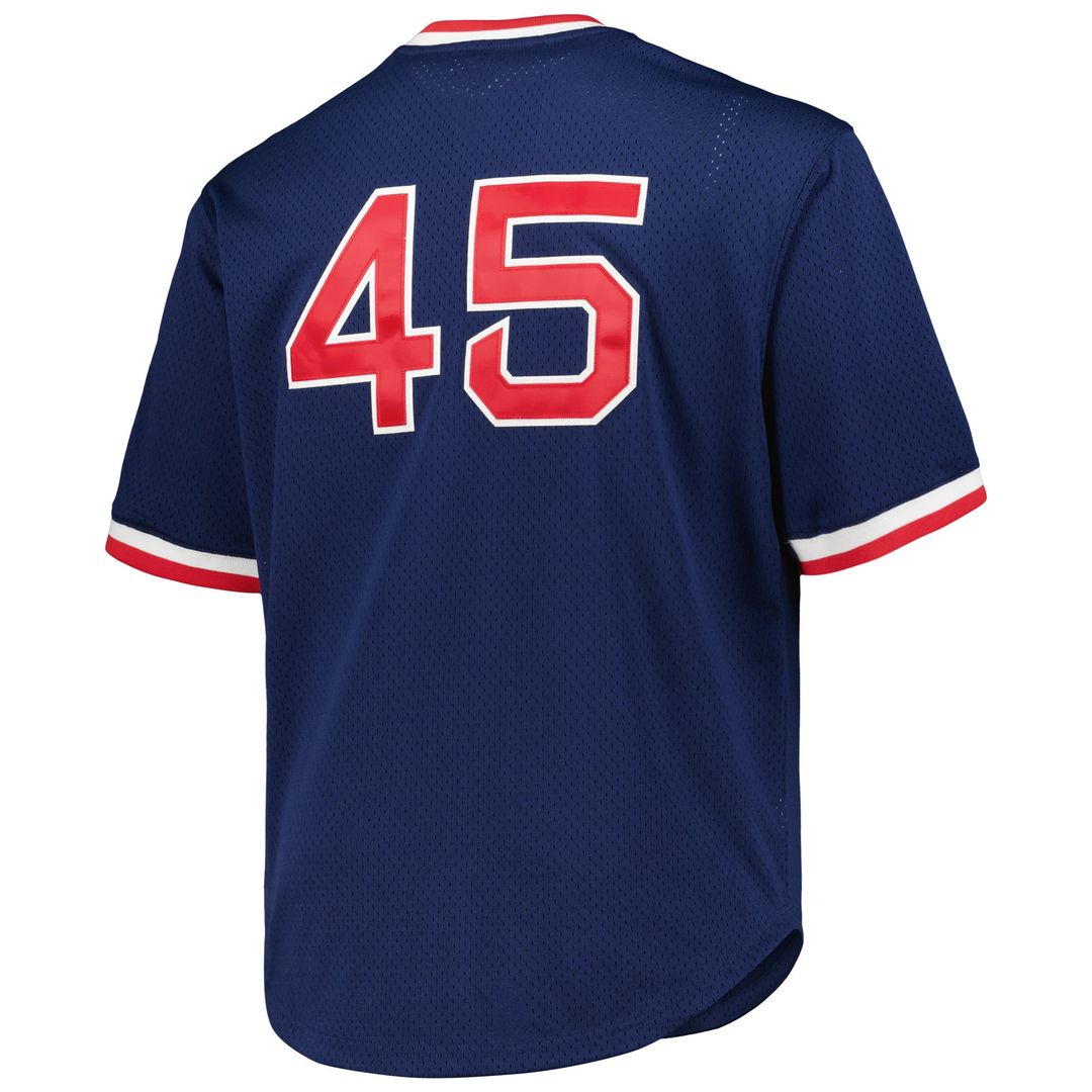Boston Red Sox Pedro Martinez | Mitchell & Ness Navy 1999 Cooperstown Collection Mesh Pullover Jersey
