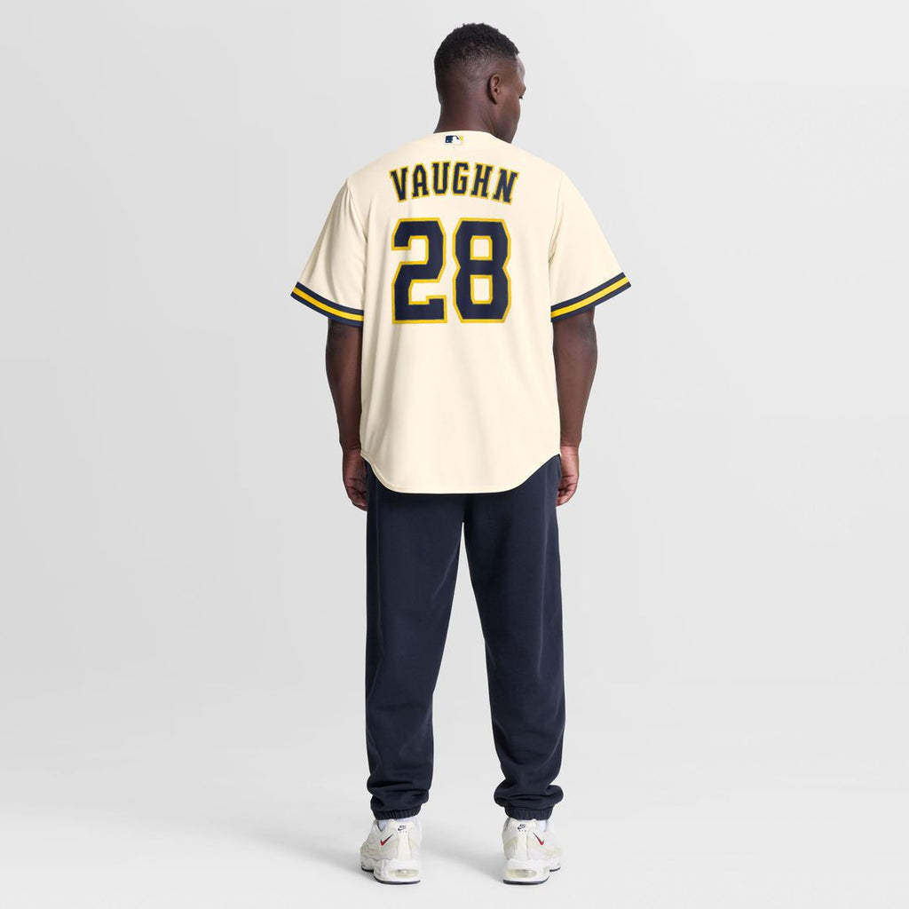 Milwaukee Brewers Andrew Vaughn | Nike Cream Home Replica Jersey