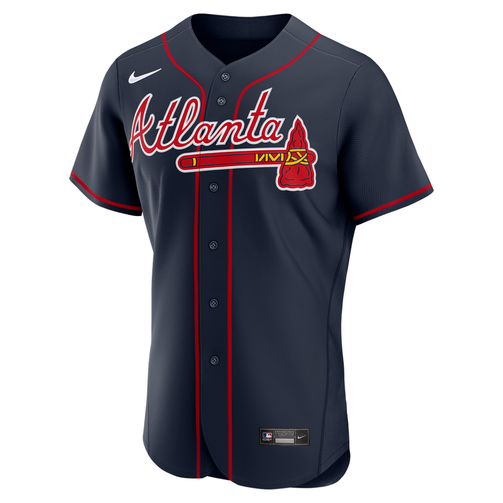 Atlanta Braves Drake Baldwin | Nike Navy Alternate MLB Awards Authentic Jersey