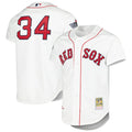 Boston Red Sox David Ortiz | Mitchell & Ness White Cooperstown Collection Authentic Jersey