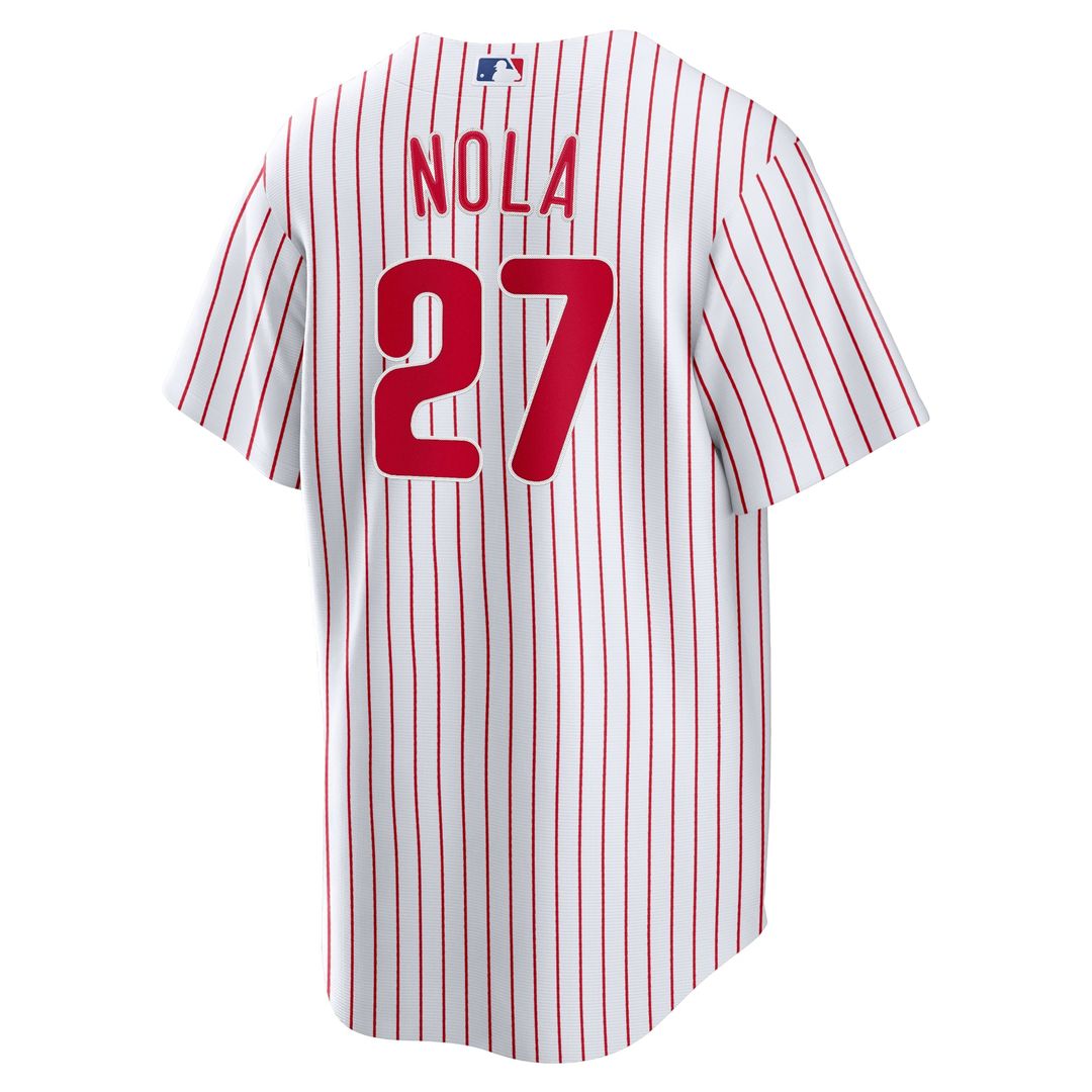 Philadelphia Phillies Aaron Nola | Nike White Home Replica Player Name Jersey