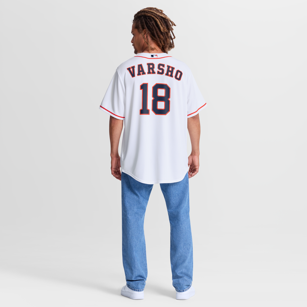 Houston Astros Daulton Varsho | Nike White Home Replica Jersey