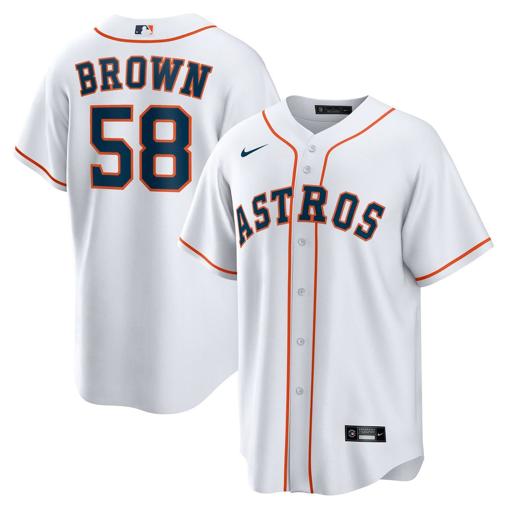 Houston Astros Hunter Brown | Nike White Home Replica Jersey