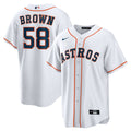 Houston Astros Hunter Brown | Nike White Home Replica Jersey