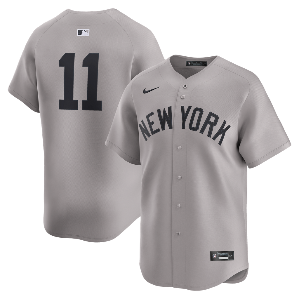 New York Yankees Anthony Volpe | Nike Gray Road Limited Player Jersey