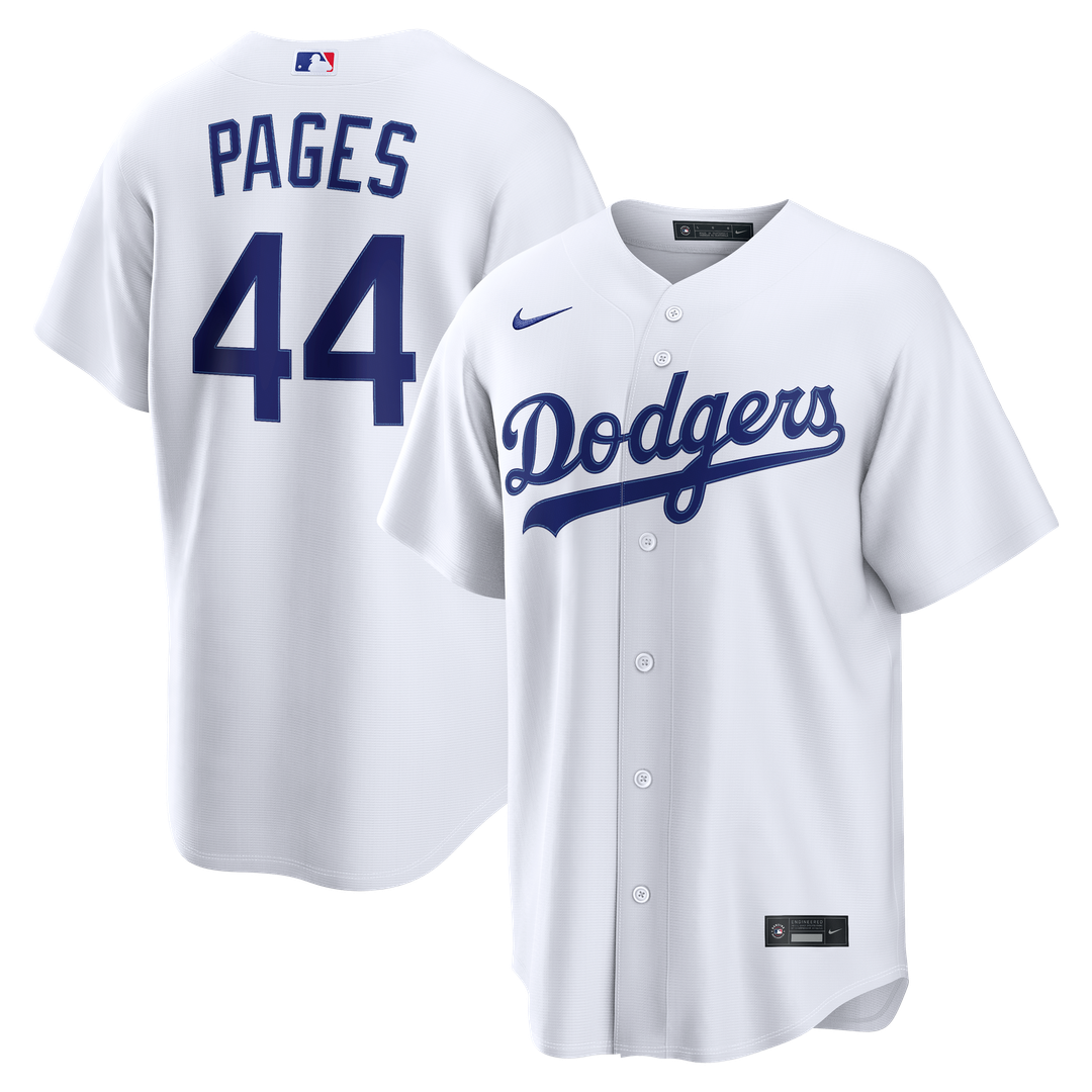Los Angeles Dodgers Andy Pages | Nike White Home Replica Jersey