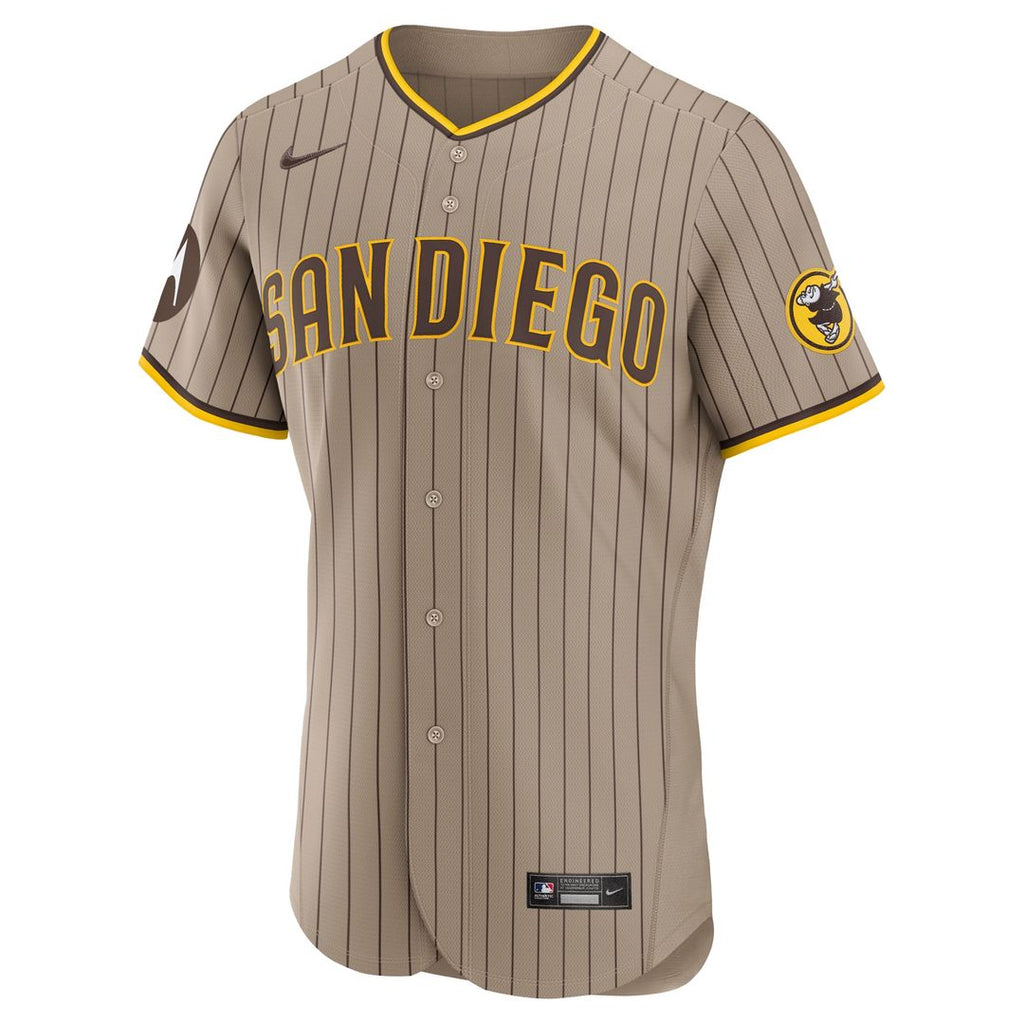 San Diego Padres | Nike Brown Road Sponsor Patch Authentic Jersey