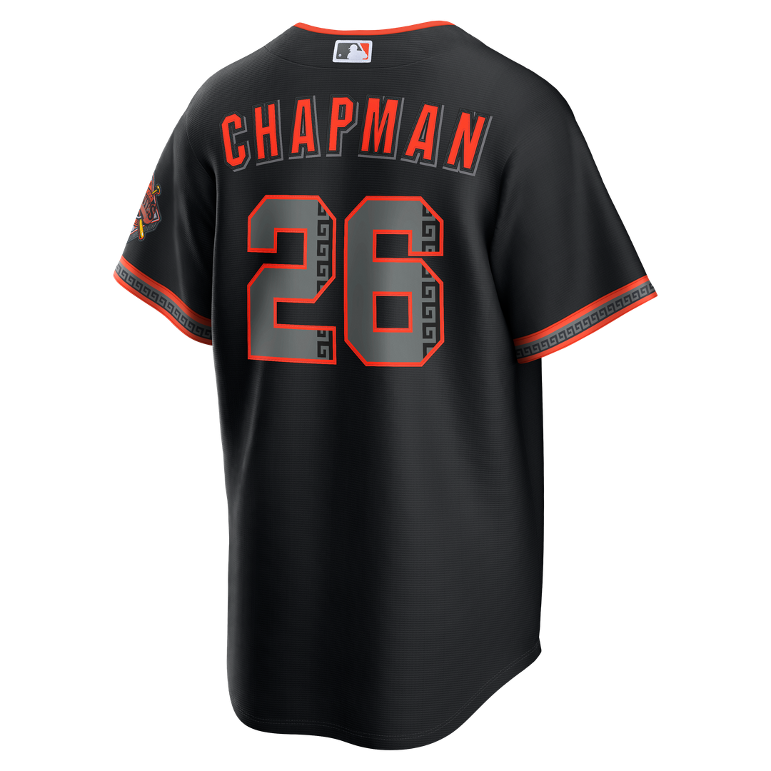 San Francisco Giants Matt Chapman | Nike Black Alternate Stadium Jersey