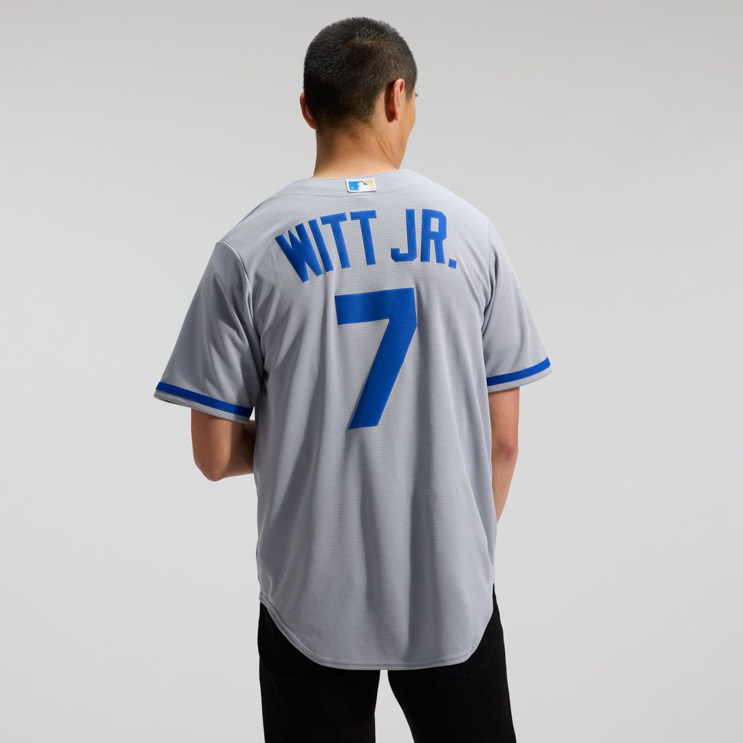 Kansas City Royals Bobby Witt Jr. | Nike Gray Road Replica Jersey