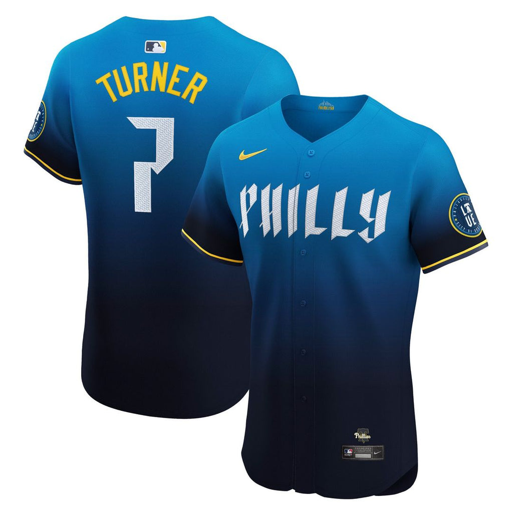 Philadelphia Phillies Trea Turner | Nike Navy City Connect Elite Jersey