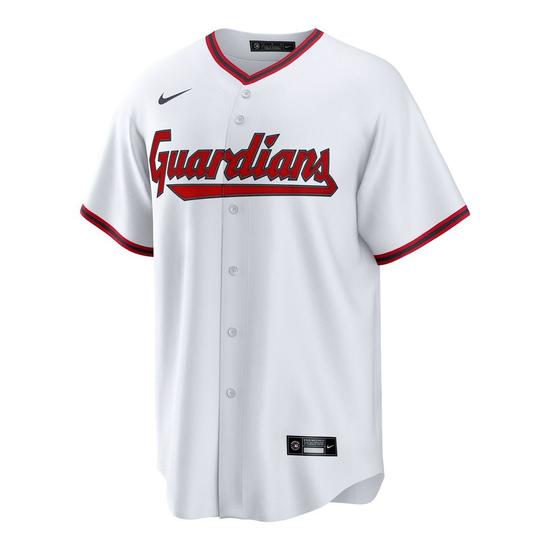 Cleveland Guardians Chase DeLauter | Nike White Home Replica Jersey