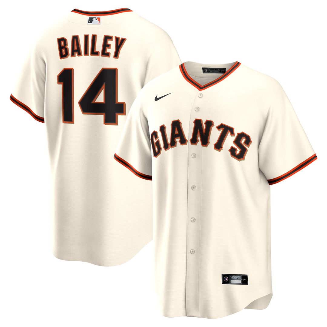 San Francisco Giants Patrick Bailey | Nike Cream Home Replica Jersey