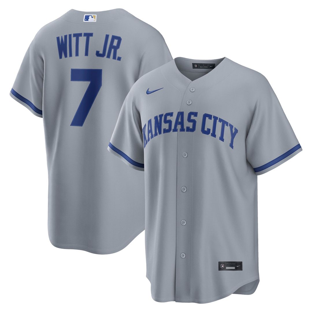 Kansas City Royals Bobby Witt Jr. | Nike Light Blue Alternate Replica Jersey