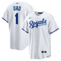 Kansas City Royals | Nike White #1 Dad Home Replica Jersey