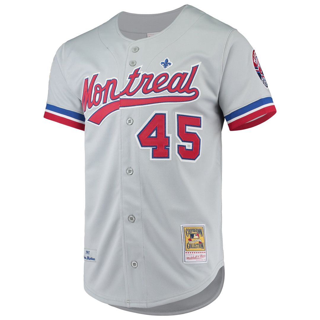 Montreal Expos Pedro Martinez | Mitchell & Ness Gray Cooperstown Collection Authentic Jersey