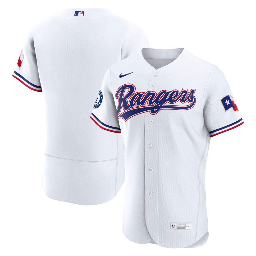 Texas Rangers | Nike Light Blue Alternate Sponsor Patch Authentic Jersey