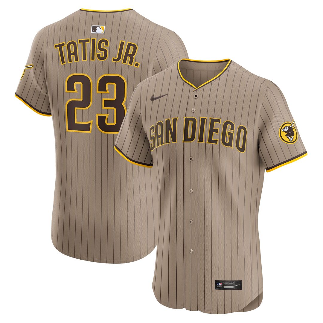 San Diego Padres Fernando Tatis Jr. | Nike Khaki Sand Elite Jersey