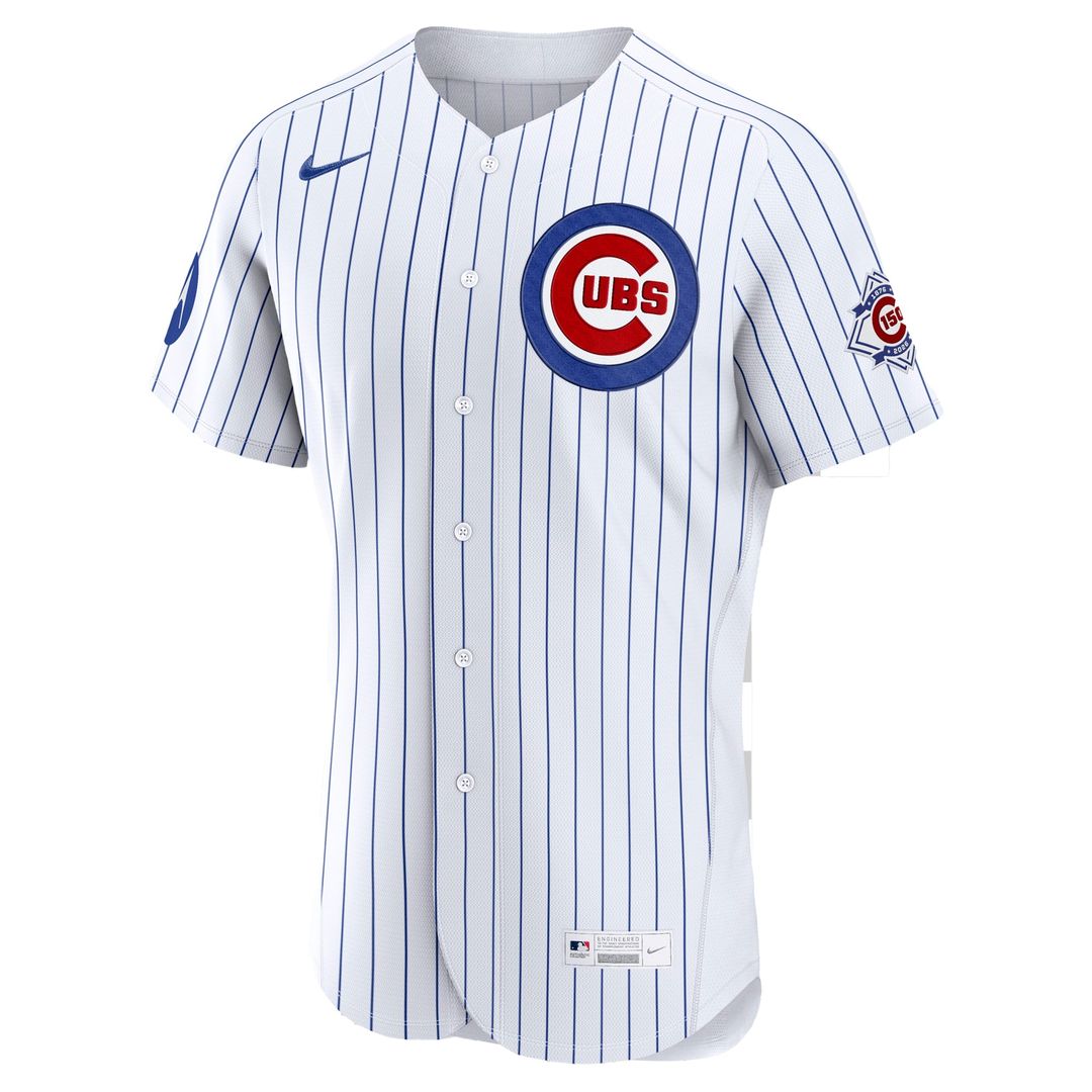 Chicago Cubs | Nike White Home Sponsor Patch Authentic Jersey