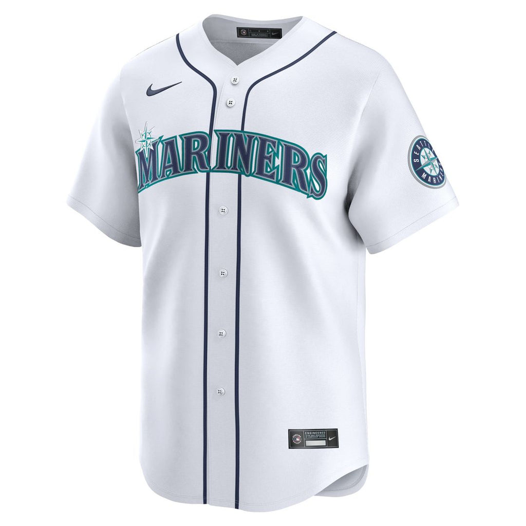 Seattle Mariners Cal Raleigh | Nike White Home Limited Player Jersey