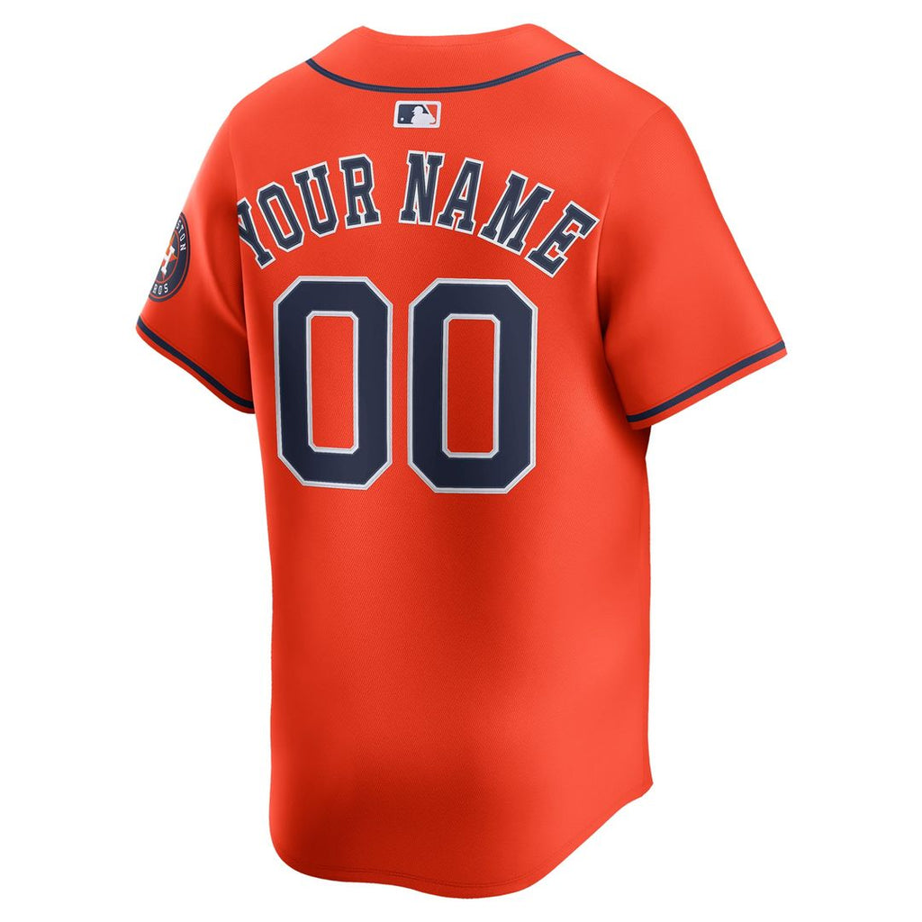 Houston Astros | Nike Orange Alternate Limited Custom Jersey