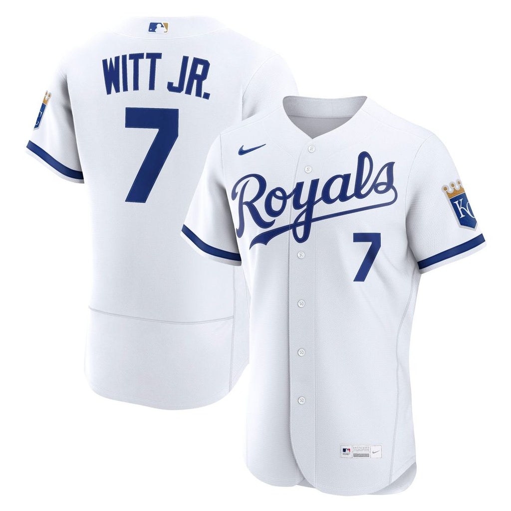 Kansas City Royals Bobby Witt Jr. | Nike White Authentic Jersey