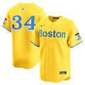 Boston Red Sox David Ortiz | Nike Yellow Alternate 3 Limited Player Jersey