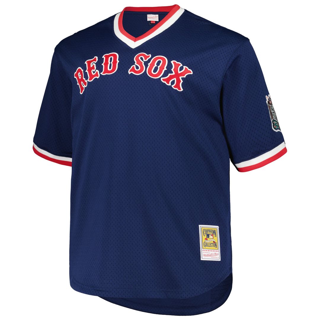 Boston Red Sox Pedro Martinez | Mitchell & Ness Navy 1999 Cooperstown Collection Mesh Pullover Jersey