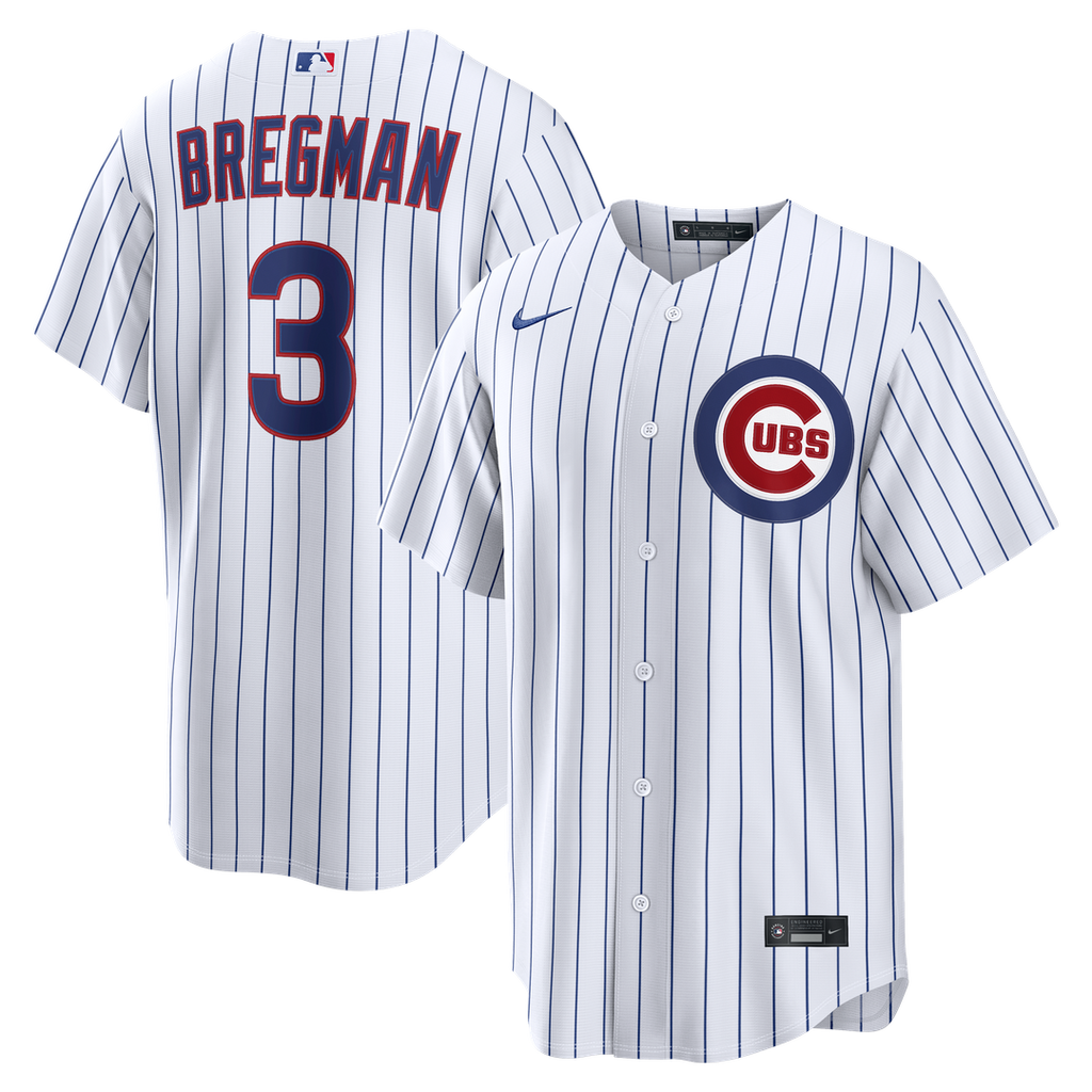 Chicago Cubs Alex Bregman | Nike White Home Replica Jersey