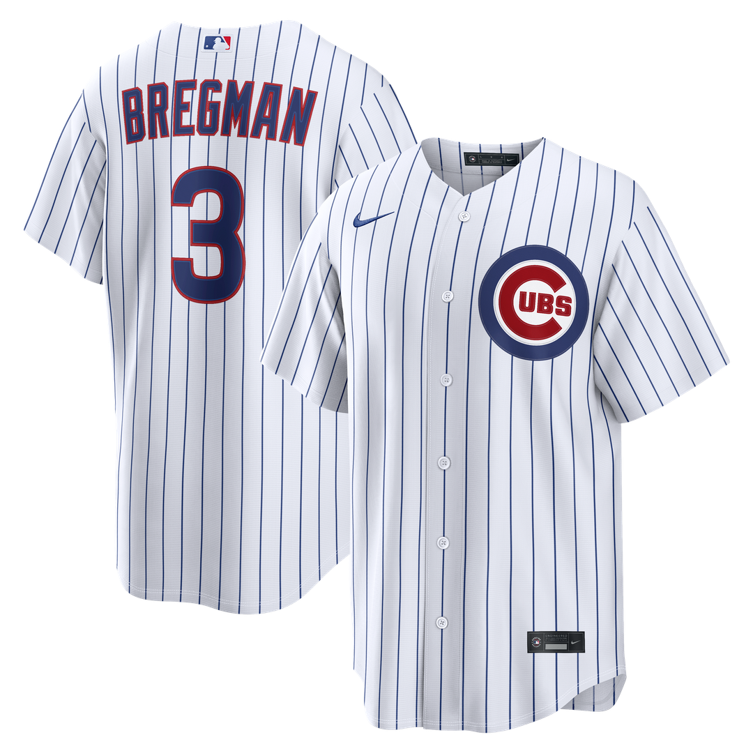 Chicago Cubs Alex Bregman | Nike White Home Replica Jersey