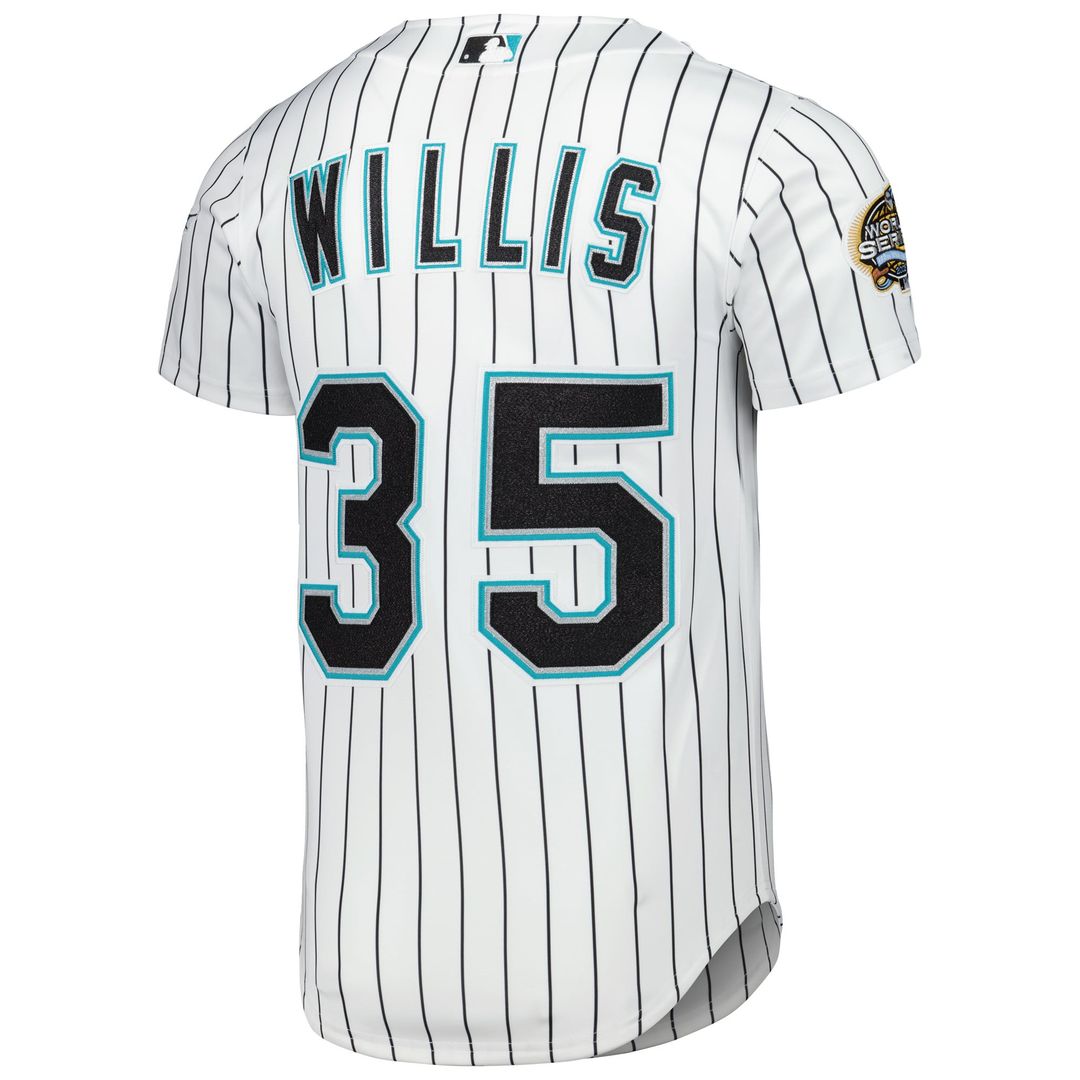 Florida Marlins Dontrelle Willis | Mitchell & Ness White Cooperstown Collection Authentic Jersey