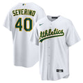 Athletics Luis Severino | Nike White Home Replica Jersey