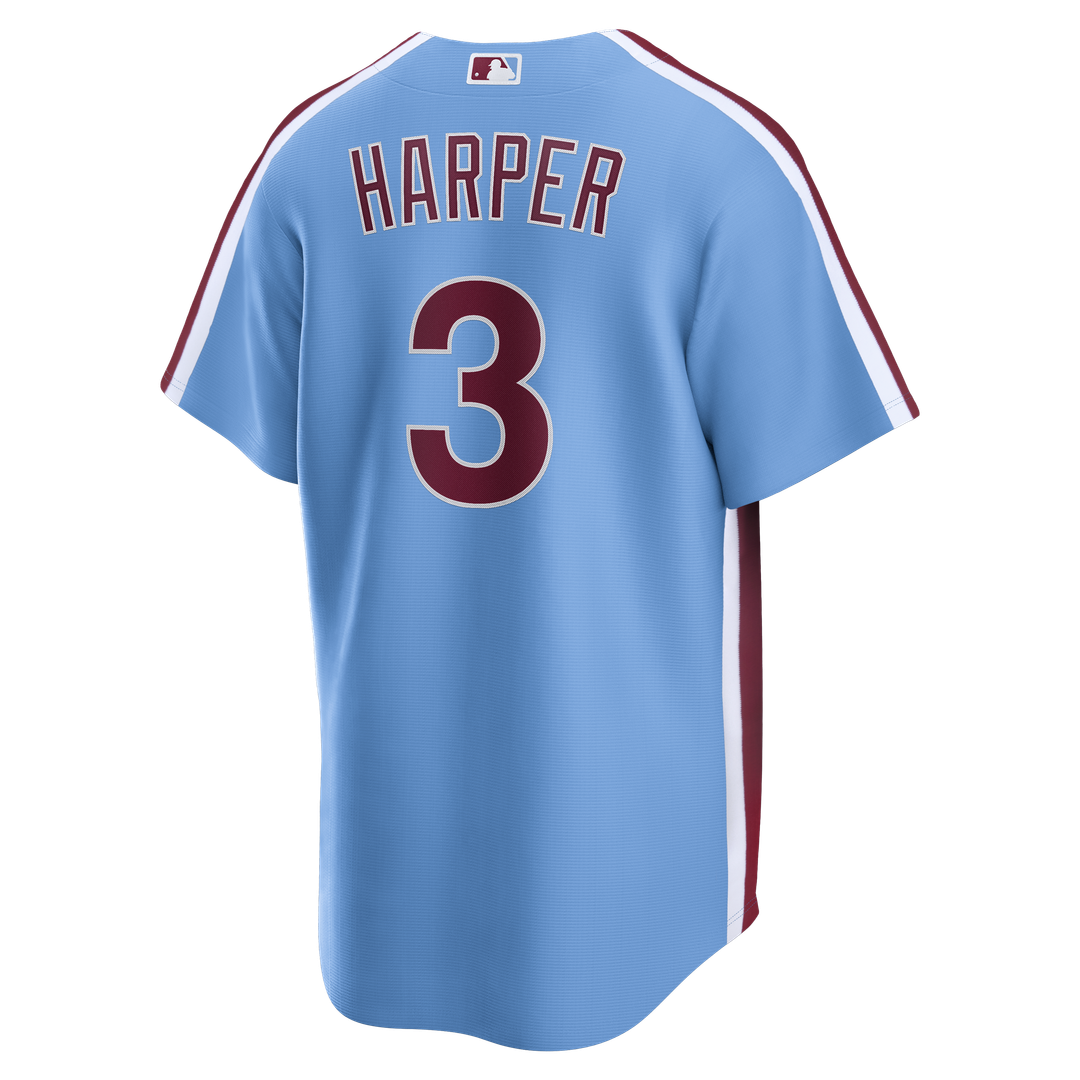 Philadelphia Phillies Bryce Harper | Nike Light Blue Alternate Replica Jersey