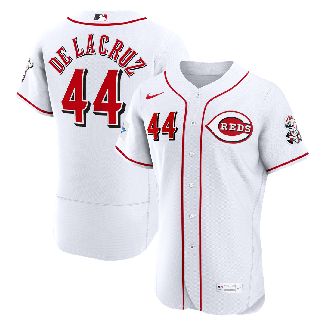 Cincinnati Reds Elly De La Cruz | Nike Red Alternate Authentic Sponsor Patch Jersey